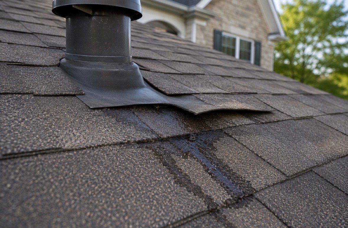 Roof leak