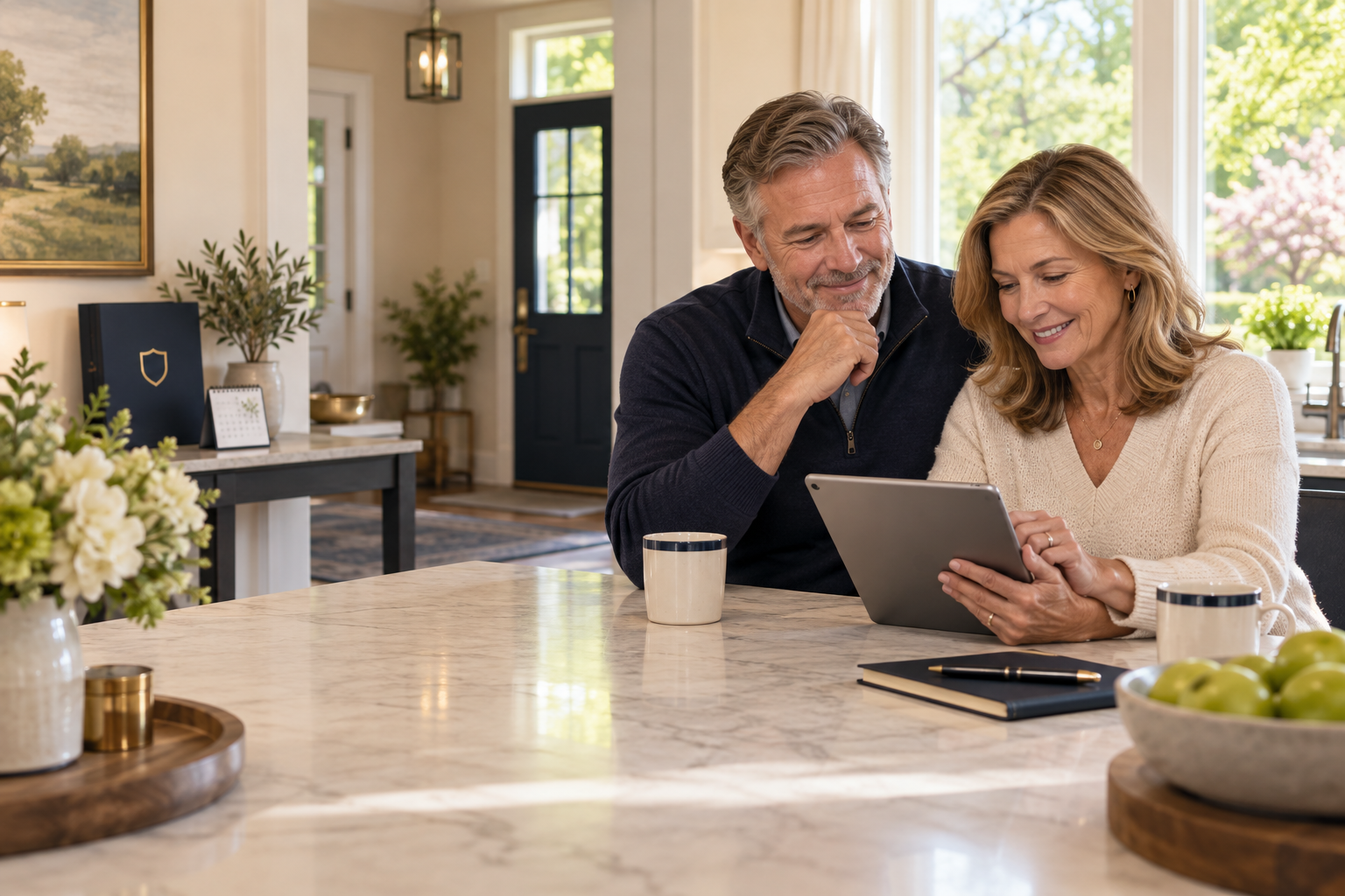 Homeowner getting started with Guardova Home